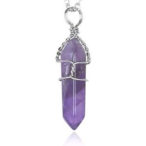 Amethyst Crystal Necklace